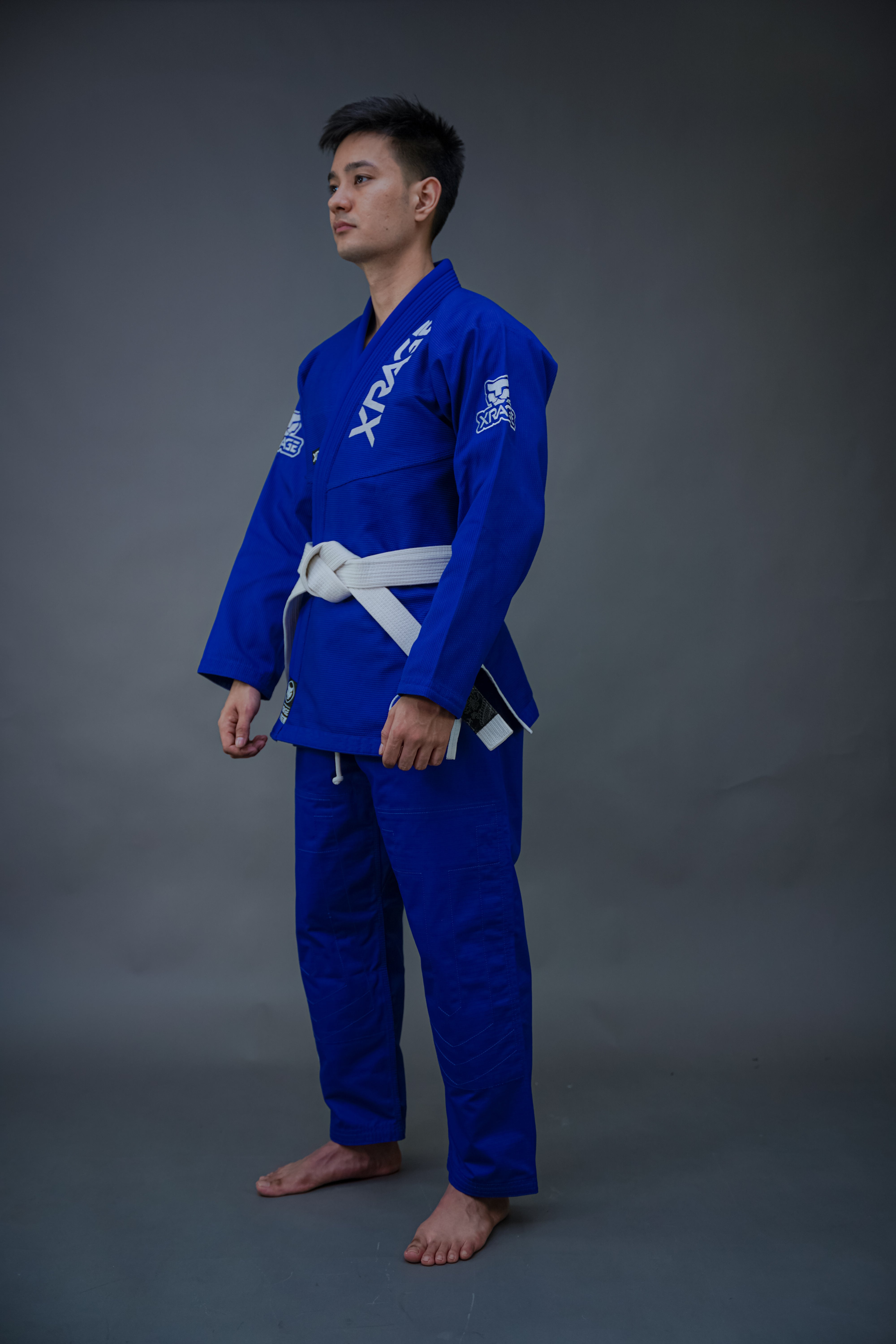 XRage Sports – Premium Men’s Jiu-Jitsu Gi (White Blue Edition)
